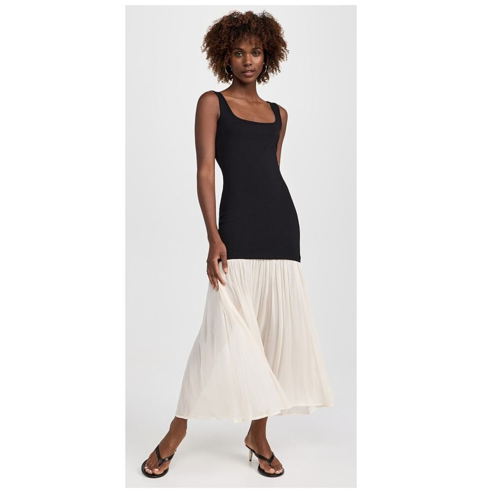 NWT PIXIE MARKET Gia Chiffon Hem Tank Dress Size Medium